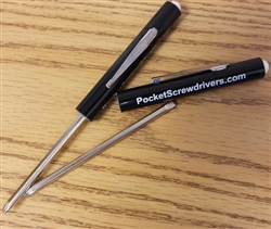 Pocket Partner Reversible Blade Pocket Screwdriver with Button Top (no minimum)
