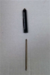 Pocket Partner Reversible Blade Pocket Screwdriver with Magnet Top; Black (no minimum)